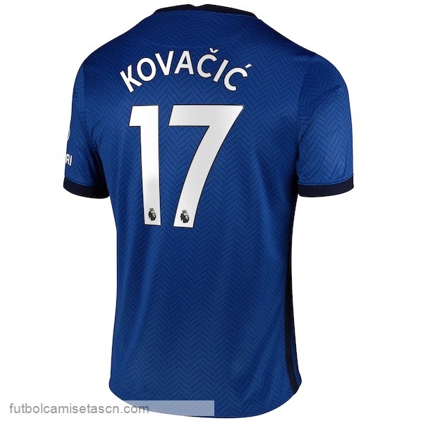 Camiseta Chelsea NO.17 Kovacic 1ª 2020/21 Azul
